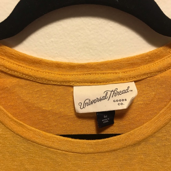 Yellow Universal Thread Top - Picture 3 of 4